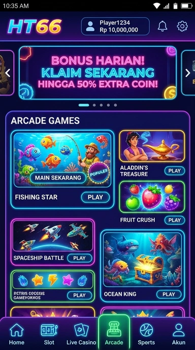Halaman kategori aplikasi di ht66 yang terorganisir dengan baik.